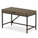 Dynamic Rectangular Chester Boutique Desk Dark Grey Oak MFC, Metal Frame Leg Black Frame 1200 x 600 x 750mm