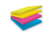 Post-it Super Sticky Notes Cube 76 x 76 mm Neon Assorted Colours 75 sheets