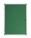 Bi-Office Enclore Indoor Lockable Notice Board Non Magnetic 12 x A4 Wall Mounted 94 (W) x 98.1 (H) cm Green