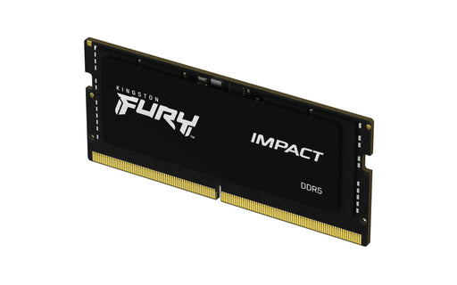 Kingston FURY Impact - DDR5 - module - 32 GB - SO-DIMM 262-pin - 5600 MHz / PC5-44800 - CL40 - 1.1 V - unbuffered - on-die ECC