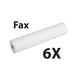 Exacompta 40924E Roll Fax 55 gsm 216 x 50 x 12 mm White Pack of 6