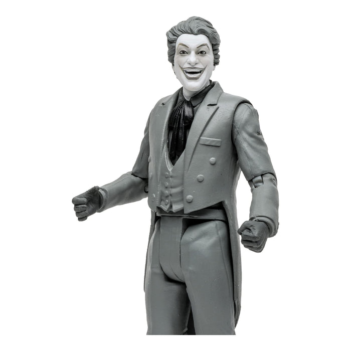 McFarlane DC Retro: Batman' '66 Classic TV Series - The Joker (Black & White TV Variant) 6in Action Figure