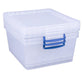 Really Useful Box Plastic Nestable Storage Boxes 17.5 Litre 383 x 460 x 195 mm Pack of 3