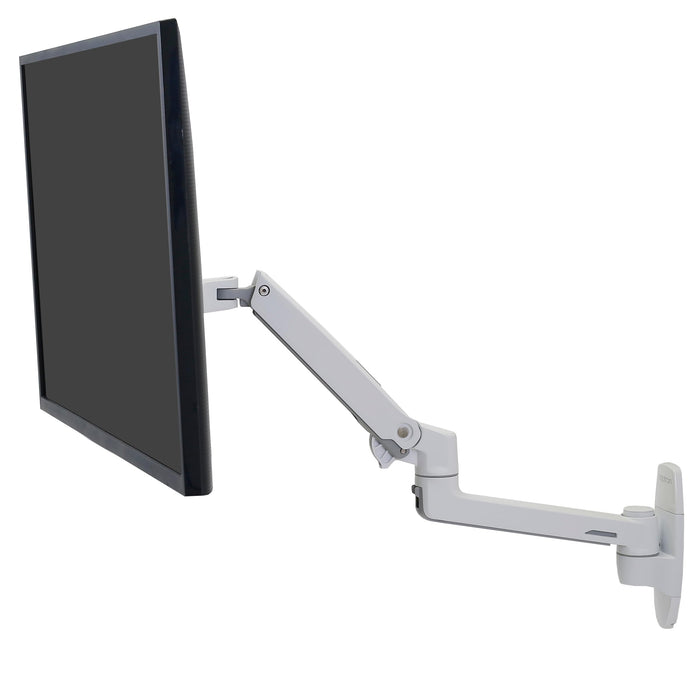 Ergotron LX - Mounting kit (monitor arm) - for LCD display - aluminium - white - screen size: up to 34" - wall-mountable