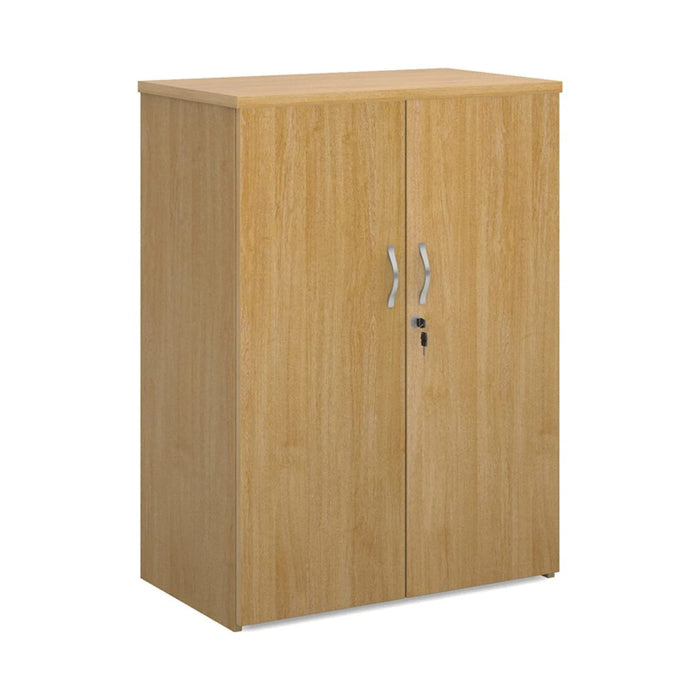 Dams International Cupboard Lockable with 2 Shelves Melamine Universal 800 x 470 x 1090mm Oak