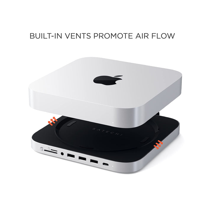 Satechi Charging Stand Mac Mini ST-ABHFS Silver