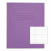 Rhino 8 x 6.5 Exercise Book 48 Page Ruled F8M Purple (Pack 100) - VEX342-419-8