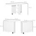 HOMCOM Foldable Table 02-0621 White 1,400 x 800 x 740 mm