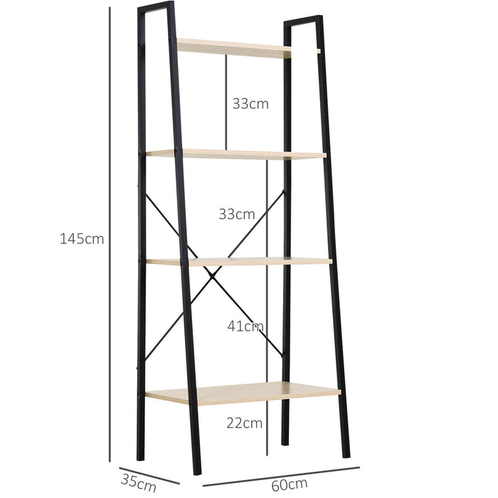 HOMCOM Storage Shelf 833-604AK Beige 375 (W) x 600 (D) x 1,450 (H) mm