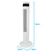 igenix Tower Fan IGFD6035W Non Height Adjustable Main 50 W Plastic White 3 30 x 30 x 90 cm