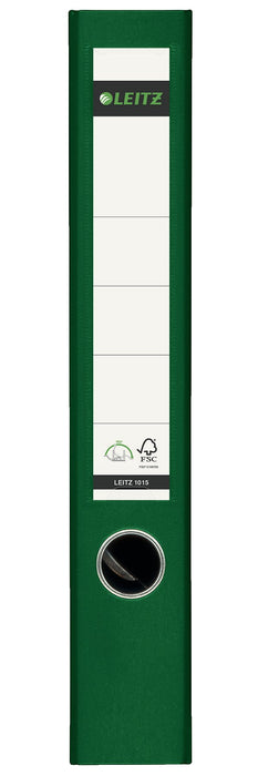 Leitz Lever Arch File A4 PP 180 50mm Green (Pack 10) - 10151055