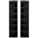 HOMCOM Bookcase Black 225 x 885 mm