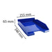 Exacompta Letter Tray Midi Combo Glossy Blue Pack of 6