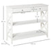 HOMCOM Console Table White 305 x 800 mm