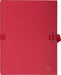 Exacompta Multipart File 223275E A4 Red Coated Card 24 x 32 cm Pack of 10