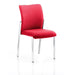 Dynamic Visitor Chair Academy Seat Bergamot Cherry Without Arms Fabric