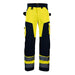 BLÅKLÄDER Trousers 15661811 Cotton, PL (Polyester) Yellow, Black Size 49S