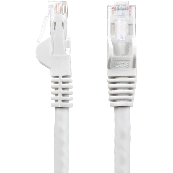 StarTech.com 50ft CAT6 Gigabit Ethernet RJ45 UTP Patch Cable White ETL Verified