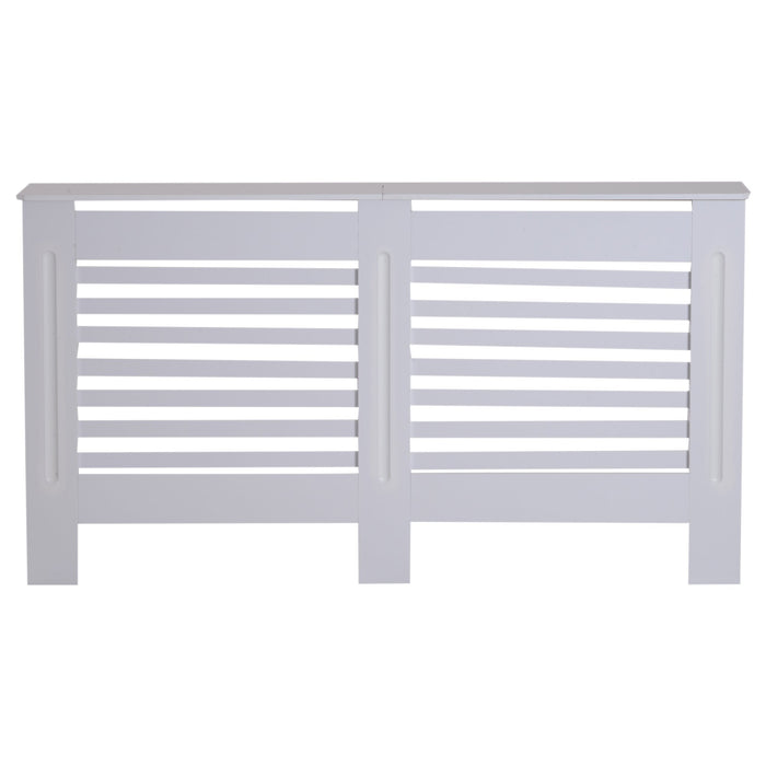 HOMCOM Radiator Cover MDF 111.5 x 19 x 82 cm White