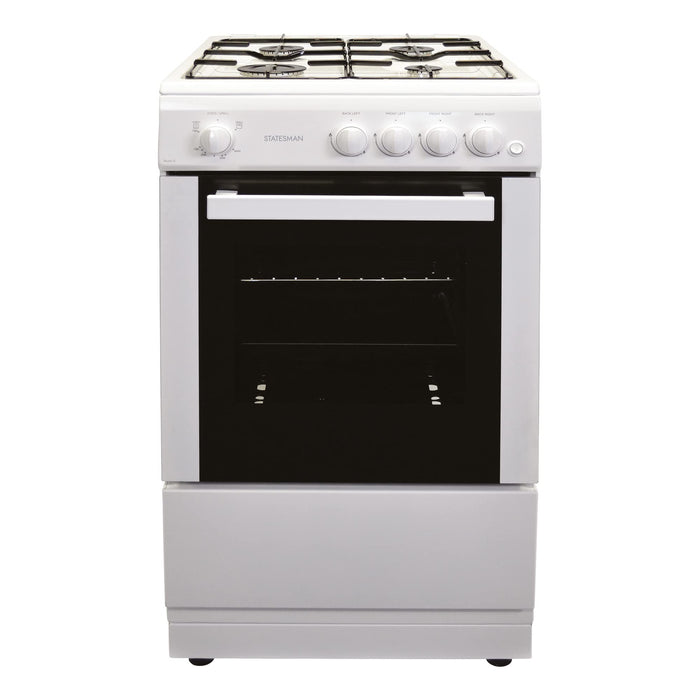 Statesman Gas Cooker STUDIO2 1 W 51 L Single Cavity 900 x 500 x 600 mm White