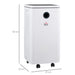 HOMCOM Dehumidifier 821-022V70WT