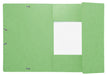 Exacompta 3 Flap Folder 17122H A4 Soft Green 425gsm Pressboard 24x32cm Pack of 25