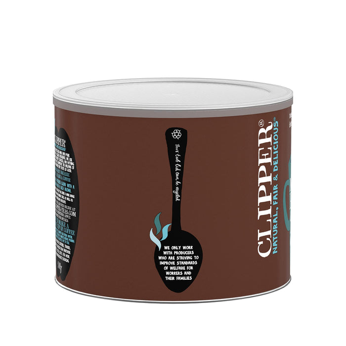 Clipper Caffeinated Instant Coffee Can Medium Arabica Fairtrade 500 g