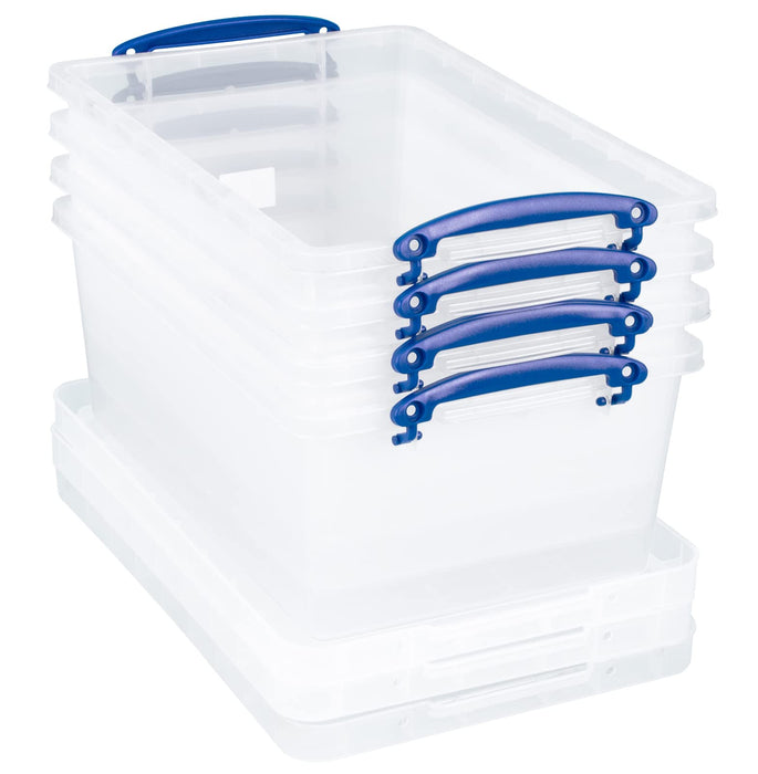 Really Useful Box Storage Box 10.2C-PK5CB 10.2 L Transparent PP (Polypropylene) 26 x 40.5 x 16 cm Pack of 5