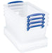 Really Useful Box Storage Box 10.2C-PK5CB 10.2 L Transparent PP (Polypropylene) 26 x 40.5 x 16 cm Pack of 5