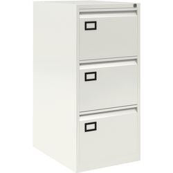 Bisley Filing Cabinet with 3 Lockable Drawers AOC3 470 x 622 x 1016mm White