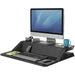 Fellowes Sit-Stand Workstation Lotus 7901 Black