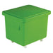 SLINGSBY mini mobile plastic container with close-fitting lid - 50 kg capacity - green