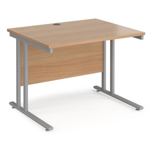 Premier Straight Desk 725H x 800D x 1000W mm in Beech