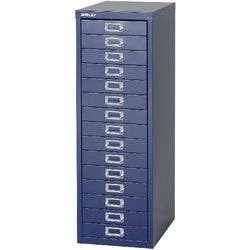 Bisley Multi Drawer Cabinet H3915NL 15 Drawers Blue 279 x 380 x 860 mm