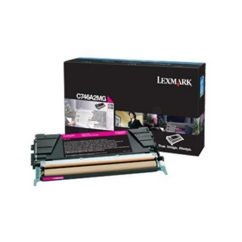 Lexmark Original Toner Cartridge C746A3MG Magenta