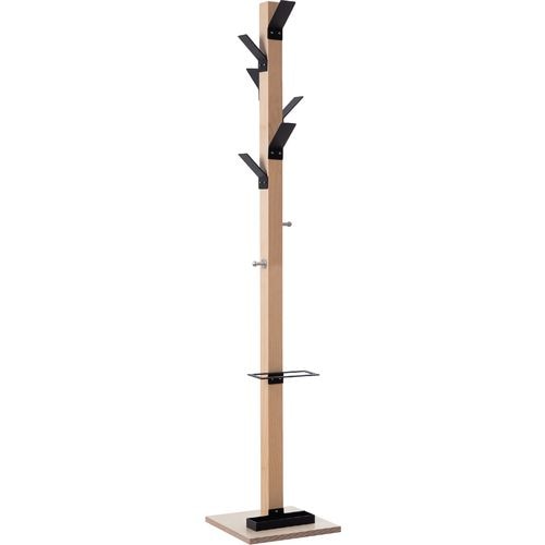 Paperflow Coat Stand PECPP.01 350 x 350 x 1800mm Black