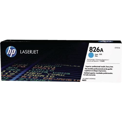 HP 826A Original Toner Cartridge CF311AC Cyan