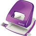 Leitz NeXXt WOW Metal 2 Hole Punch 5008 30 Sheets Purple