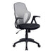 Realspace Basic Tilt Office Chair with Armrest and Adjustable Seat Austin Bonded Leather Grey