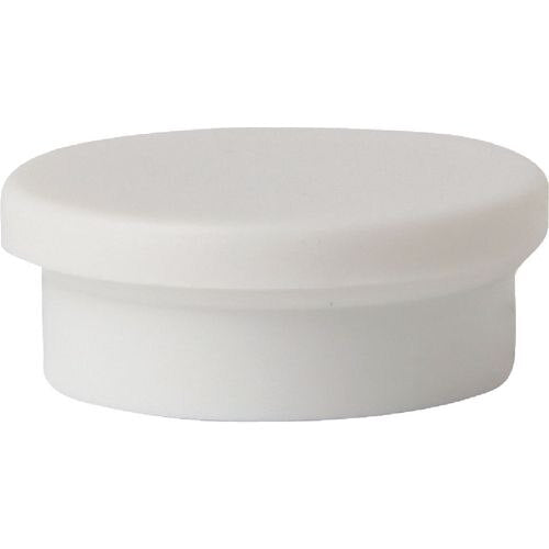 Niceday Whiteboard Magnets 20MM White 2 x 2 cm Pack of 10