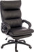 Luxe Luxury Leather Look Executive Office Chair Black - 6913