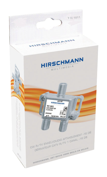 Hirschmann CATV Splitter 1.0 dB / 5-1218 MHz - 1 Output