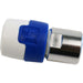 Hirschmann F-Connector Male - Male Aluminium/Blue