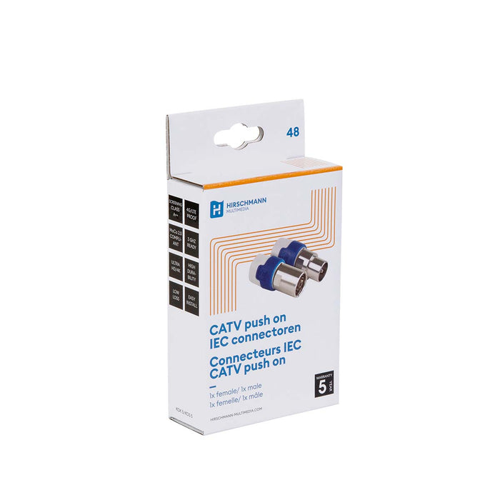 Hirschmann KOK 5/KOS 5 Straight IEC connectors 4G proof