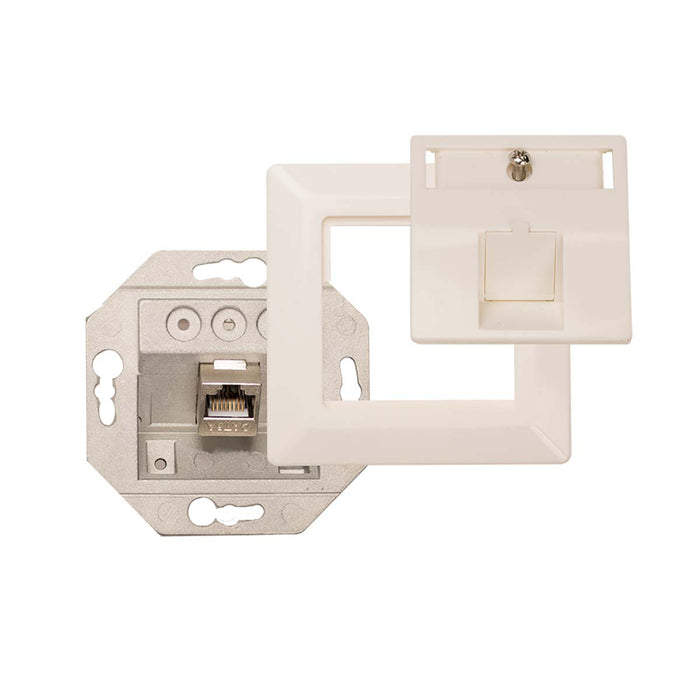 Hirschmann IDC 1000M Data wall box CAT6A - white