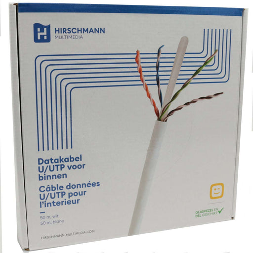 Hirschmann INKA CAT6 U Eca 50 m white CAT6 U/UTP cable for indoors