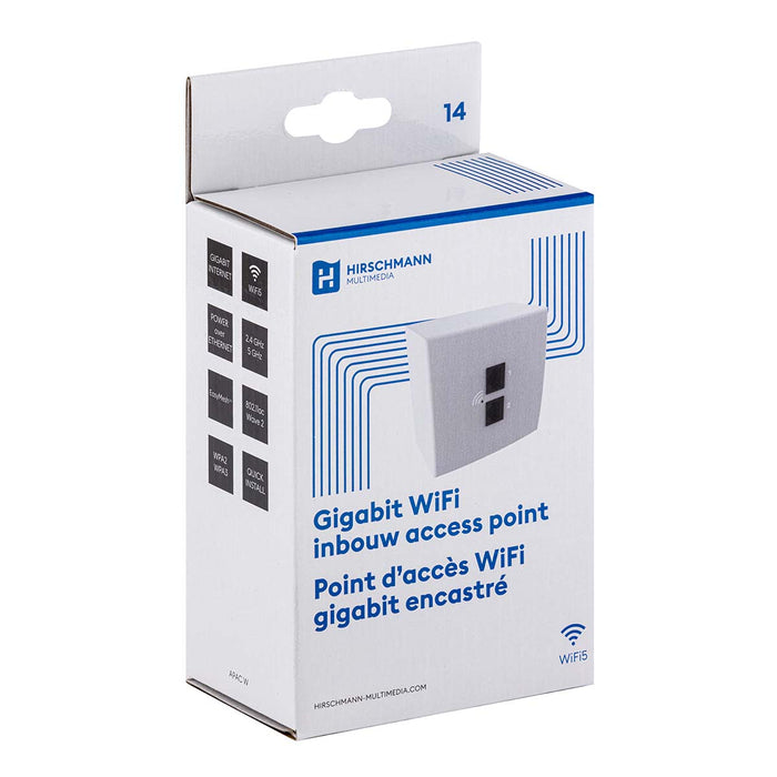 Hirschmann APAC W Gigabit internet PoE in-wall access point - Shopconcept, 