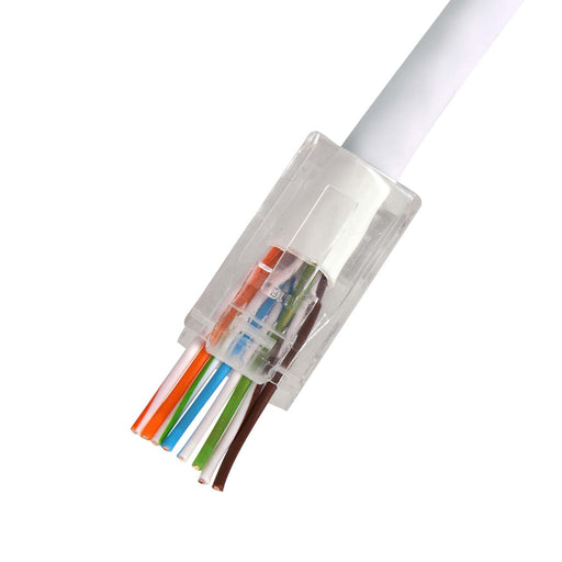 Hirschmann QCRJ45 CAT 6 U Quick connect U/UTP CAT6 data connector RJ45 with white thule