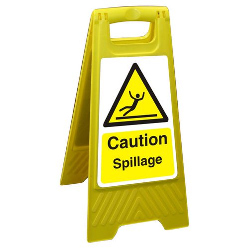 Floor Sign Spillage Polypropylene 60 x 30 cm