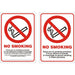 Prohibition Sign No Smoking Vinyl 10.5 x 14.8 cm